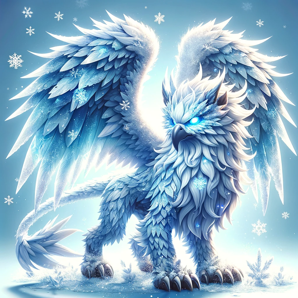 oblox's Mythical Pet: The Glacial Griffin image